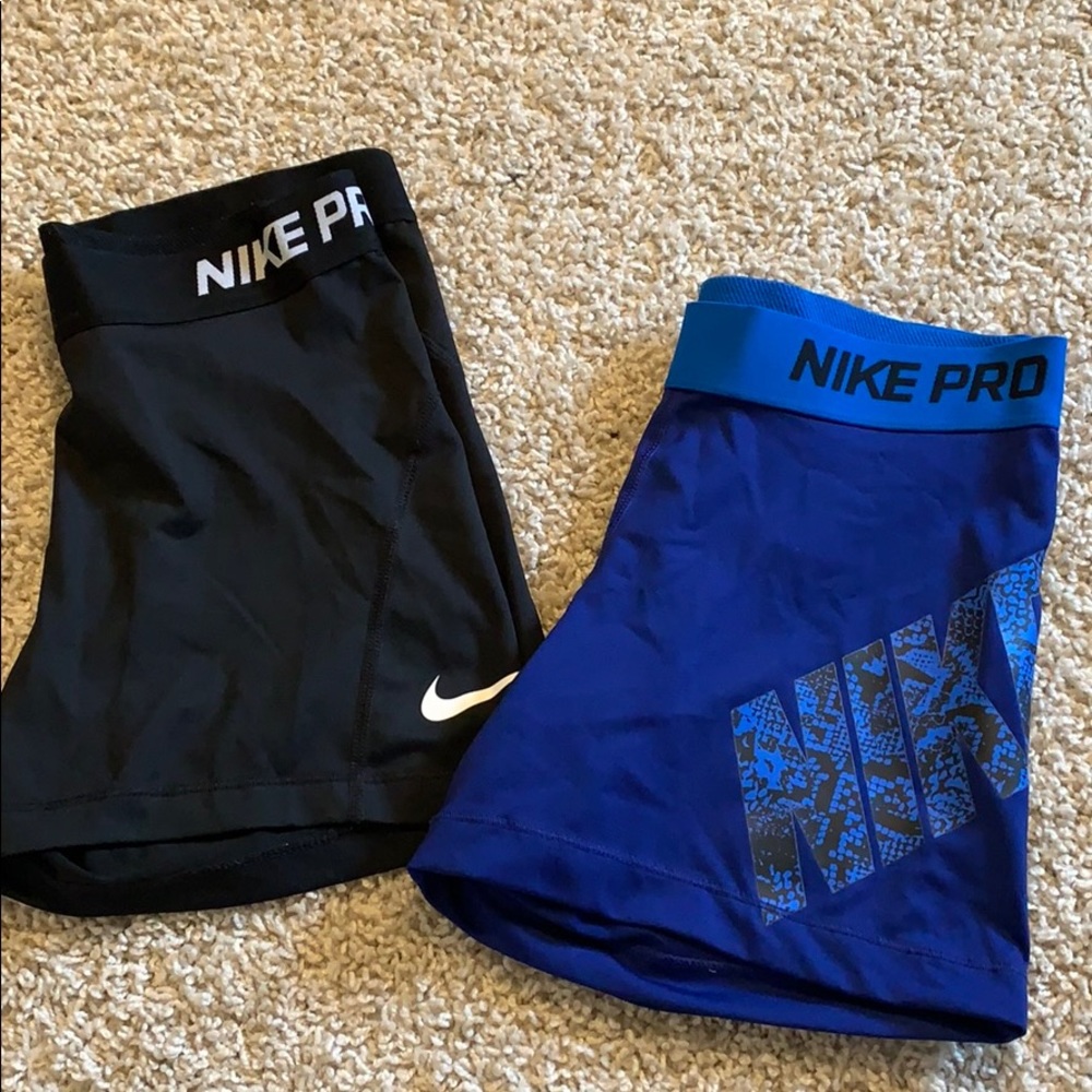 Black & Blue Dr-Fit Nike Pros